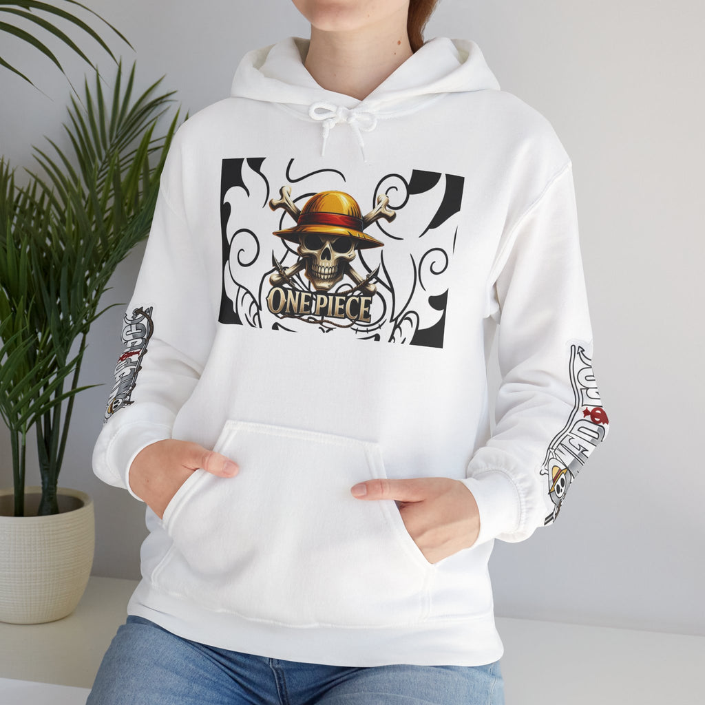 Anime Inspired Unisex Hooded Sweatshirt - Cozy Anime Apparel, Perfect Gift for Fans, Casual Wear, Streetwear, Anime-Con Style