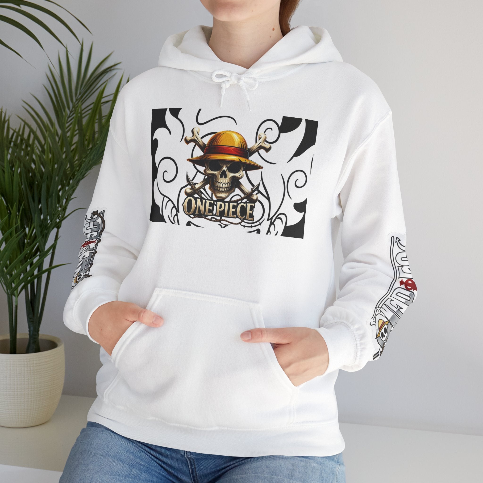 Anime Inspired Unisex Hooded Sweatshirt - Cozy Anime Apparel, Perfect Gift for Fans, Casual Wear, Streetwear, Anime-Con Style