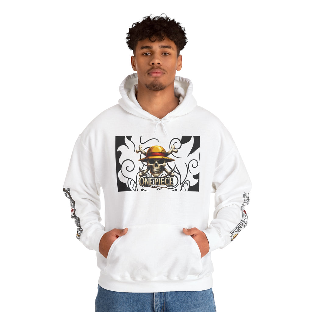 Anime Inspired Unisex Hooded Sweatshirt - Cozy Anime Apparel, Perfect Gift for Fans, Casual Wear, Streetwear, Anime-Con Style