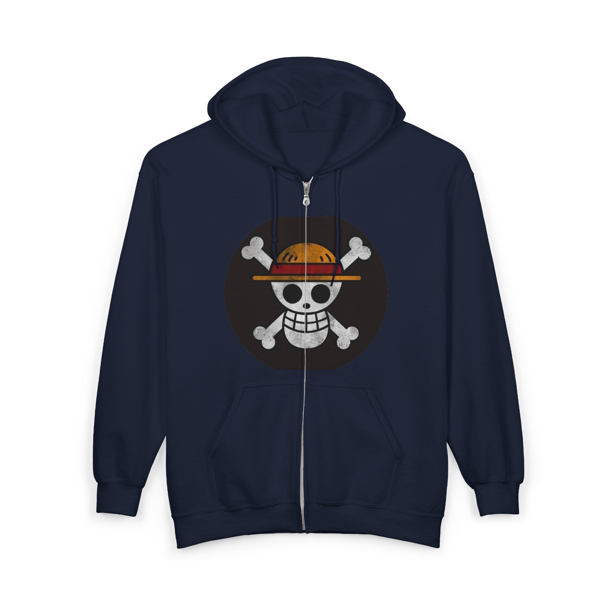 Skull & Crossbones Unisex Zip Hoodie – Perfect for Pirate Fans