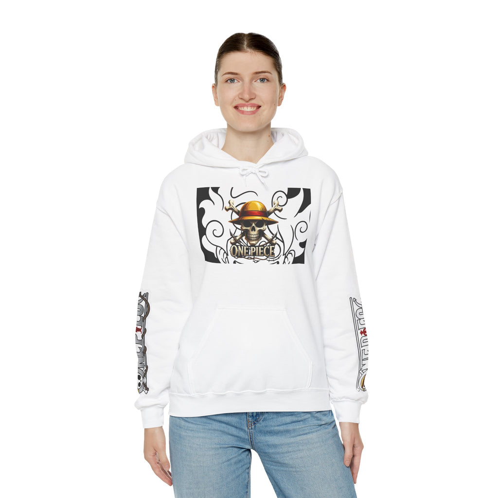 Anime Inspired Unisex Hooded Sweatshirt - Cozy Anime Apparel, Perfect Gift for Fans, Casual Wear, Streetwear, Anime-Con Style