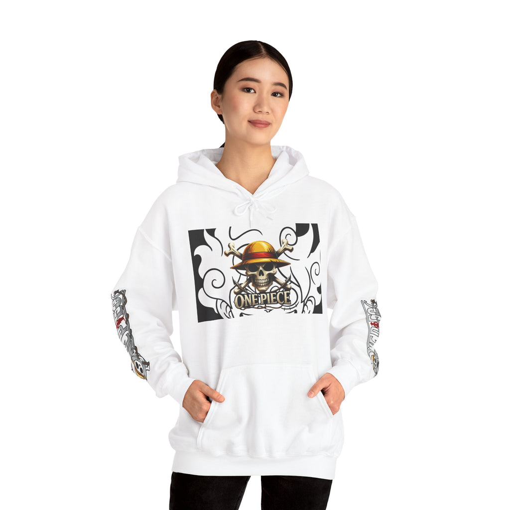 Anime Inspired Unisex Hooded Sweatshirt - Cozy Anime Apparel, Perfect Gift for Fans, Casual Wear, Streetwear, Anime-Con Style