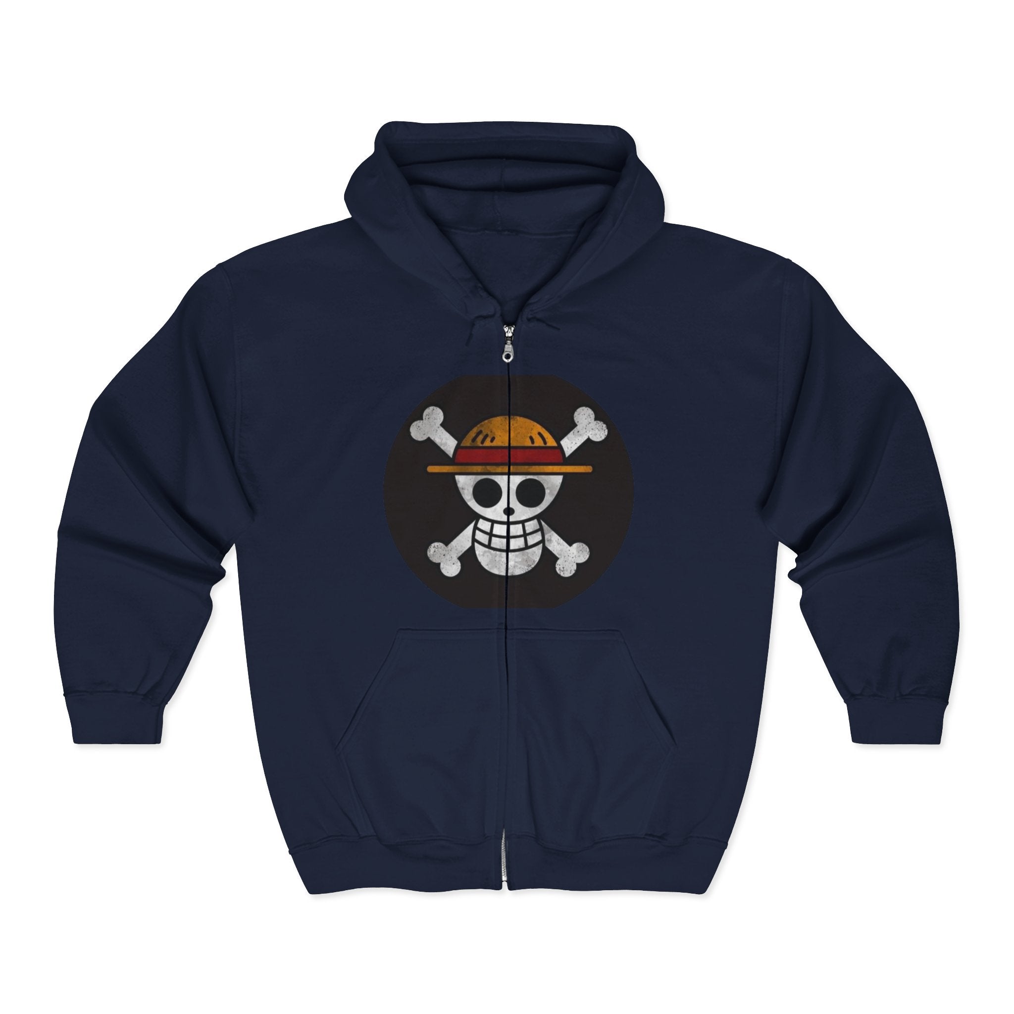 Skull & Crossbones Unisex Zip Hoodie – Perfect for Pirate Fans