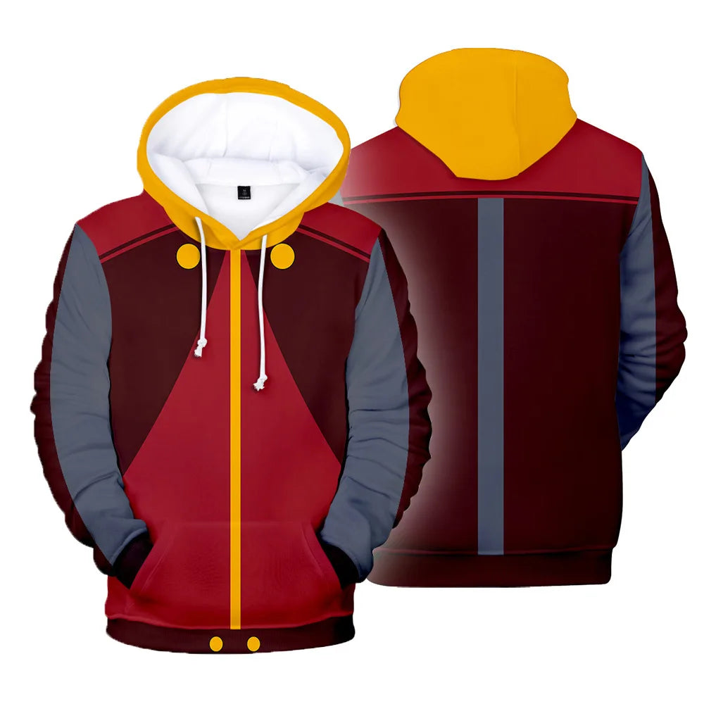 3D Printed Anime Avatar the Last Airbender Cosplay Hoodie Long Sleeve Sweatshirt Men Women Harajuku Y2k Pullover Tracksuit