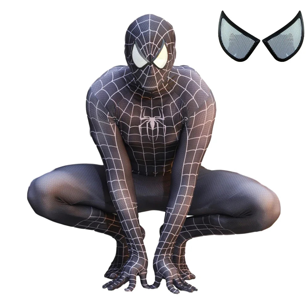 Marvel Venom Spider Man Costume Cosplay Superhero Zentai Suit  Halloween Costumes Party Fancy Anime Clothes Venom Spider Boys