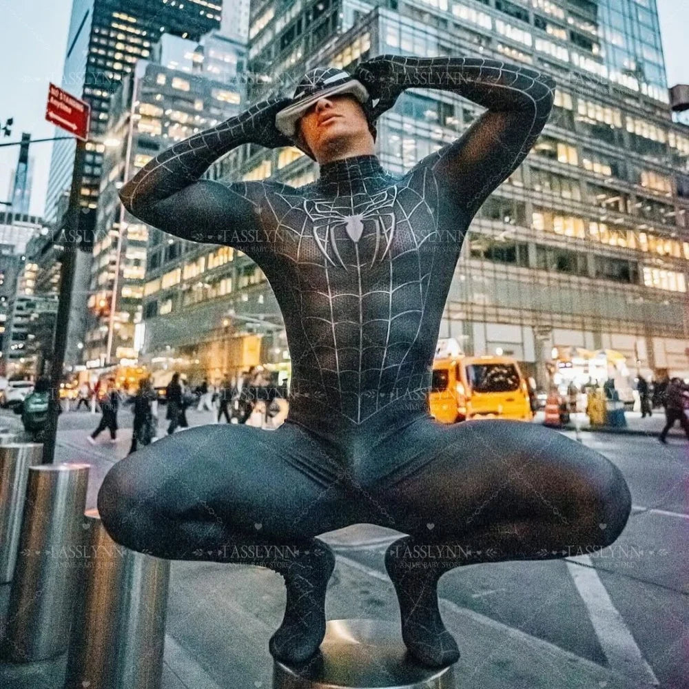 Marvel Venom Spider Man Costume Cosplay Superhero Zentai Suit  Halloween Costumes Party Fancy Anime Clothes Venom Spider Boys