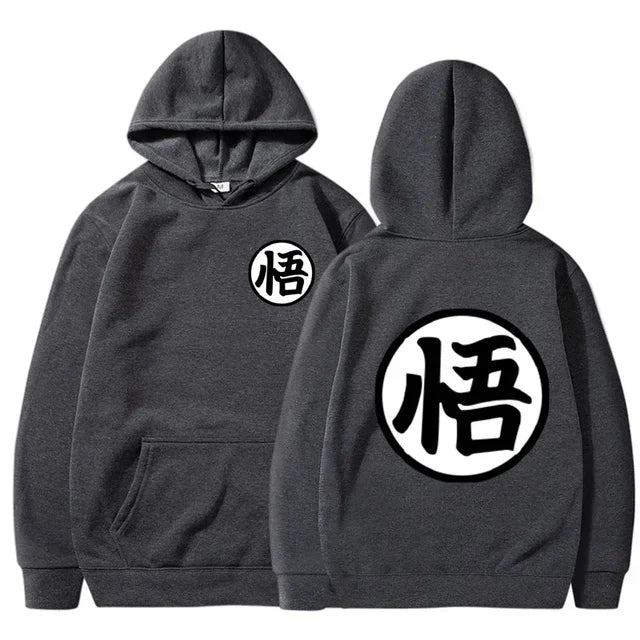 Anime Graphic Printing Hoodie Men's Street Hip Hop Couple Tops Comfortable Autumn and Winter Personality Printed Men's Clothing
