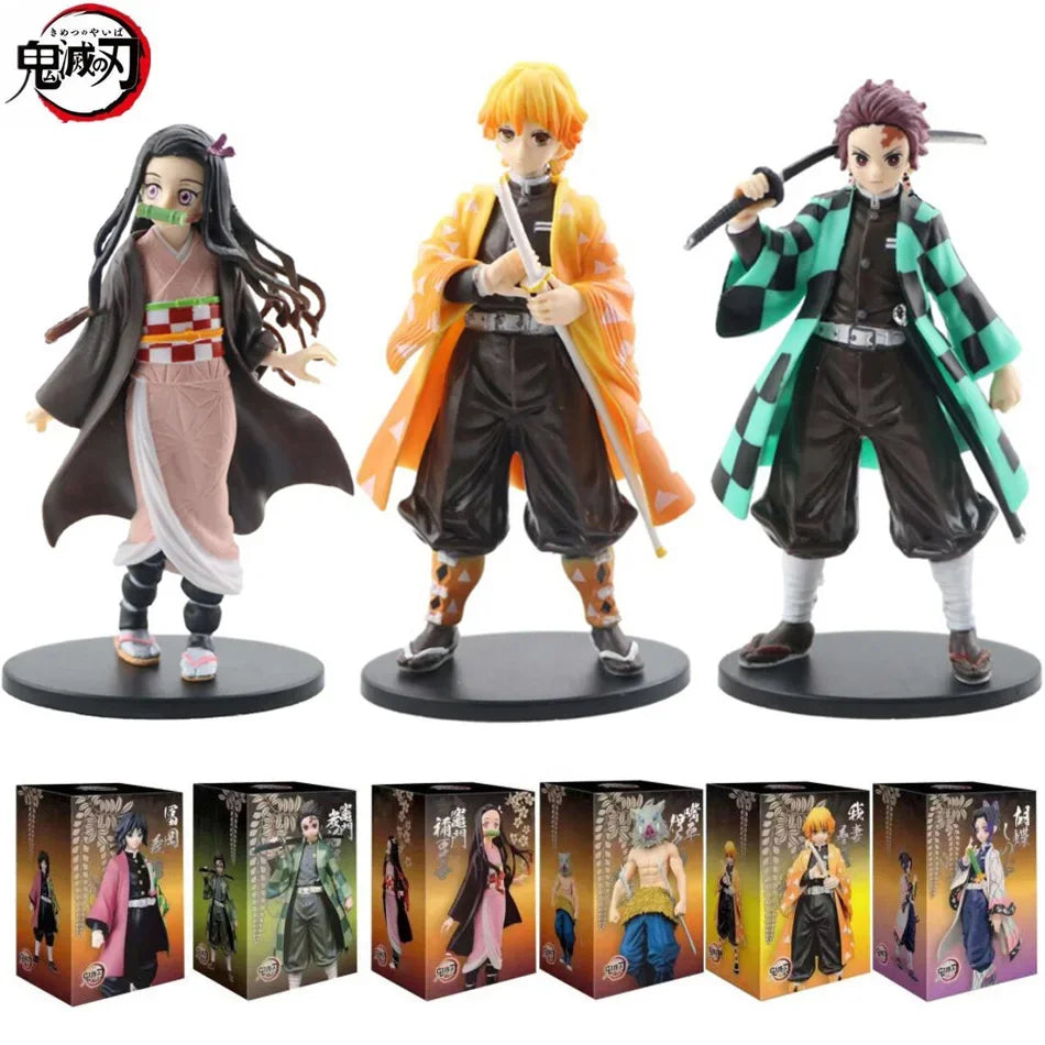 Demon Slayer Action Figures Kimetsu No Yaiba Doll Tanjiro Nezuko Zenits