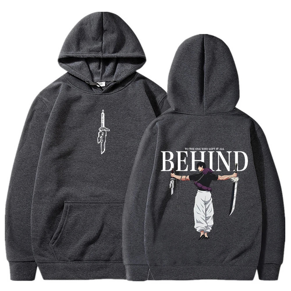 Anime Hoodies Men Women  Manga Hooded Pullover Gothic Sweatshirts Hip Hop Streetwear Men's Clothing sweatshirt harajuku