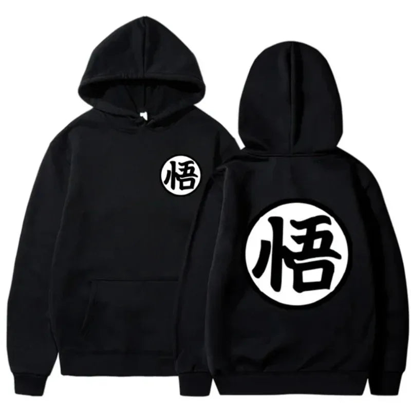 Anime Graphic Printing Hoodie Men's Street Hip Hop Couple Tops Comfortable Autumn and Winter Personality Printed Men's Clothing