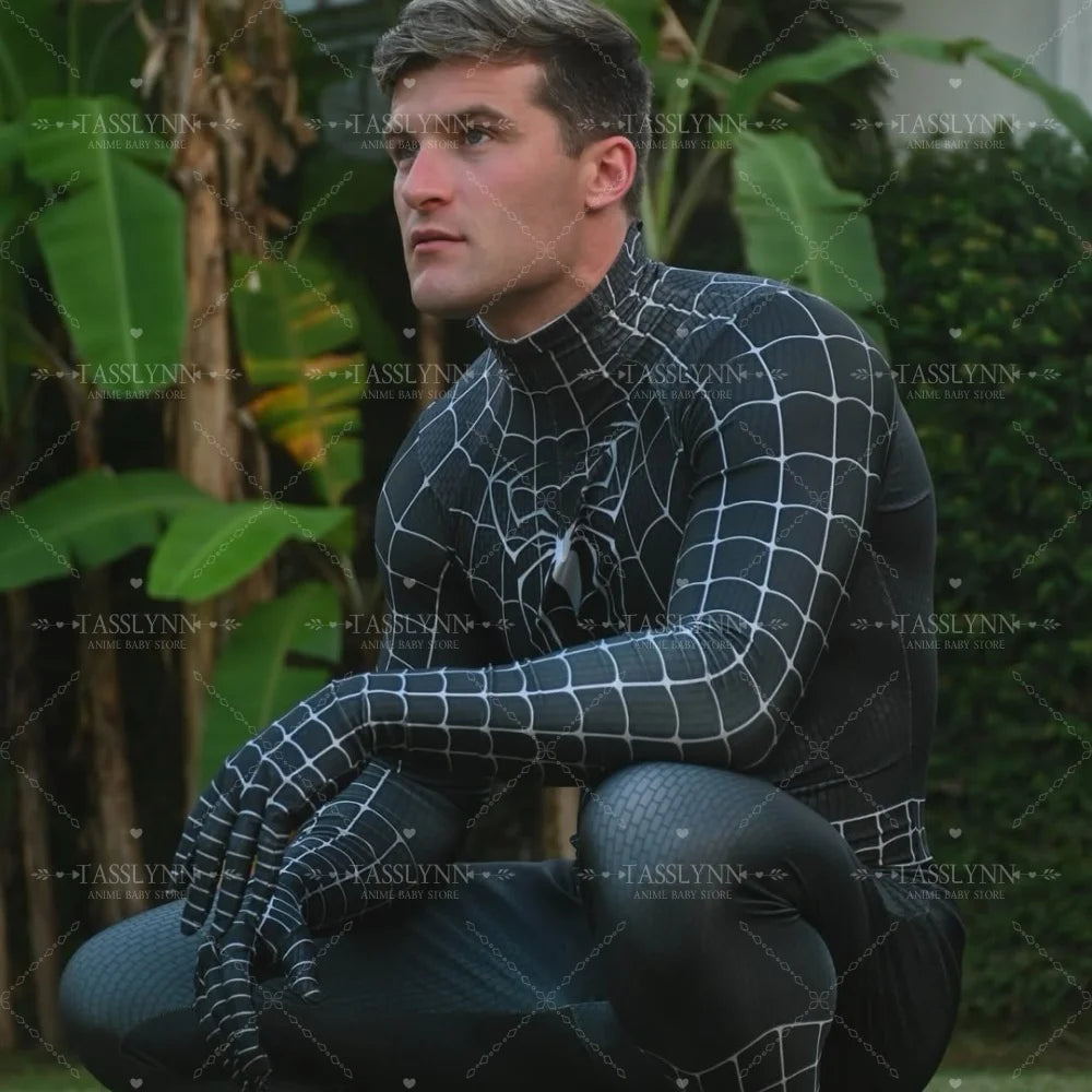 Marvel Venom Spider Man Costume Cosplay Superhero Zentai Suit  Halloween Costumes Party Fancy Anime Clothes Venom Spider Boys