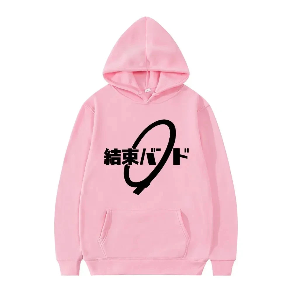 Fashion Men's and Women's Casual Streetwear Hoodies and Play Bochi Rock! Hitori Gotoh Ijichi Nijika Anime Hooded Sweatshirt