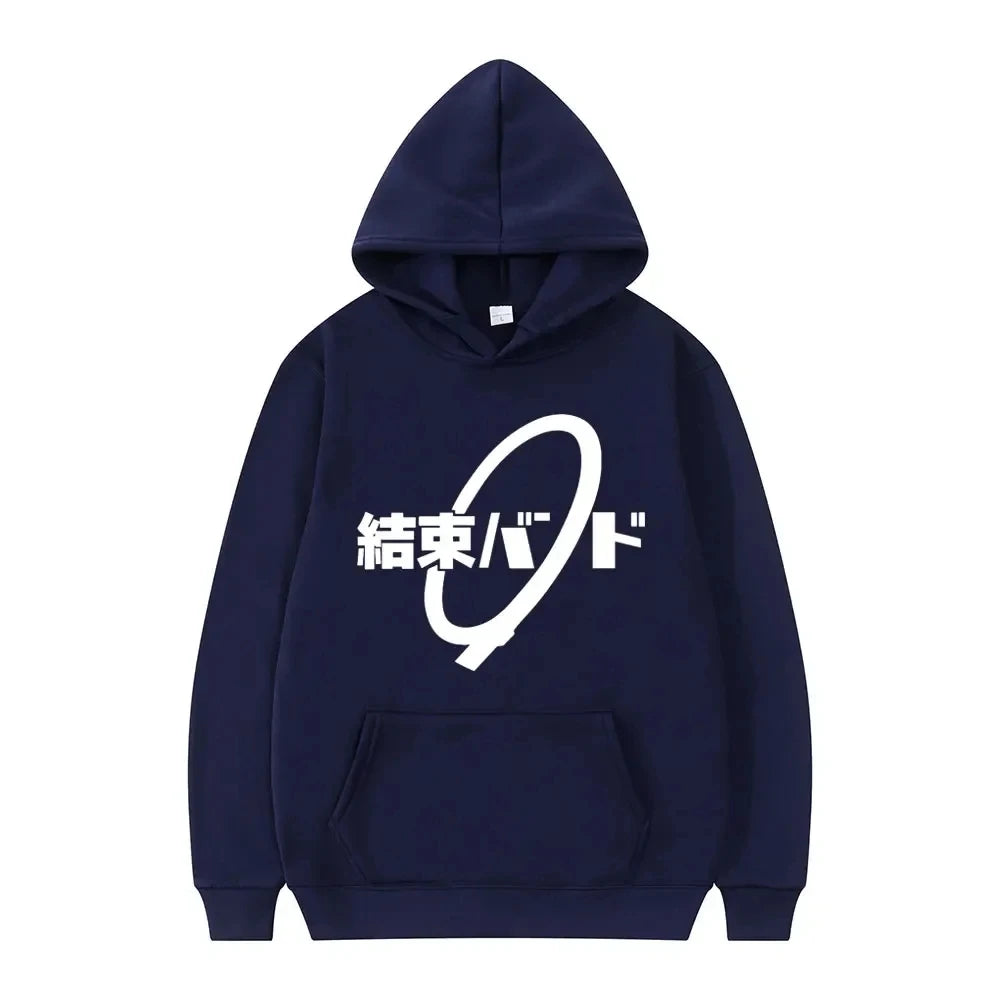 Fashion Men's and Women's Casual Streetwear Hoodies and Play Bochi Rock! Hitori Gotoh Ijichi Nijika Anime Hooded Sweatshirt