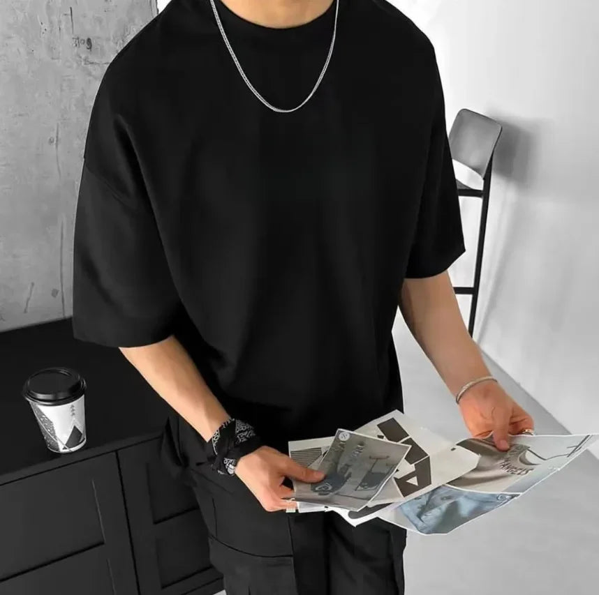 2025 One Piece Luffy Printed Cotton Short-sleeved American Loose Men's and Women's Summer Breathable Sport Round-neck T-shirt