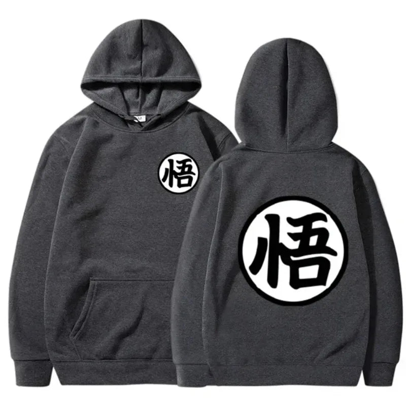 Anime Graphic Printing Hoodie Men's Street Hip Hop Couple Tops Comfortable Autumn and Winter Personality Printed Men's Clothing