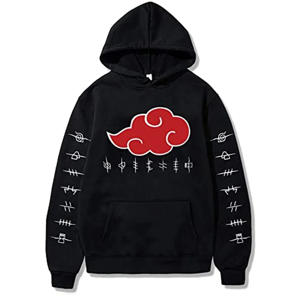 Anime Hoodie for Man Women Uchiha Itachi Sweatshirts Casual Clothes Akatsuki Fall Winter Children's Top Coat Warm Gifts