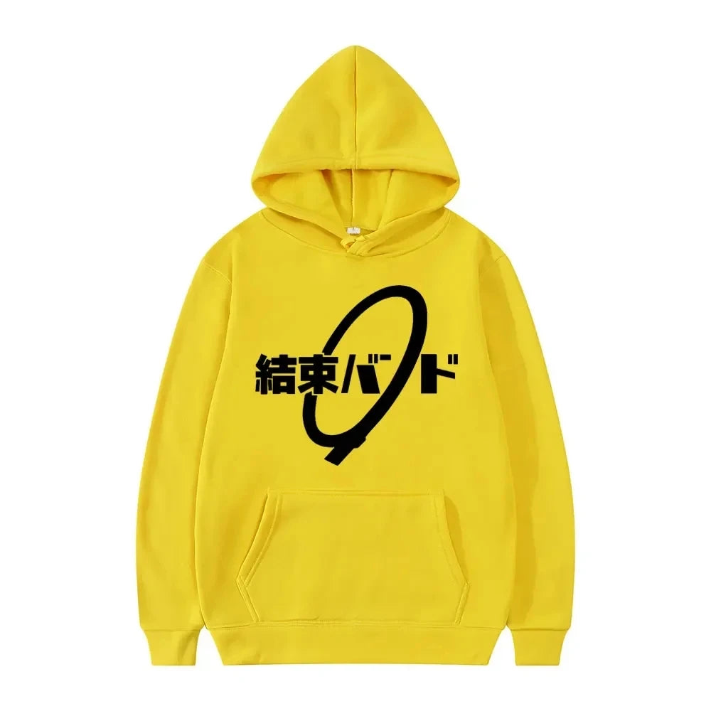 Fashion Men's and Women's Casual Streetwear Hoodies and Play Bochi Rock! Hitori Gotoh Ijichi Nijika Anime Hooded Sweatshirt