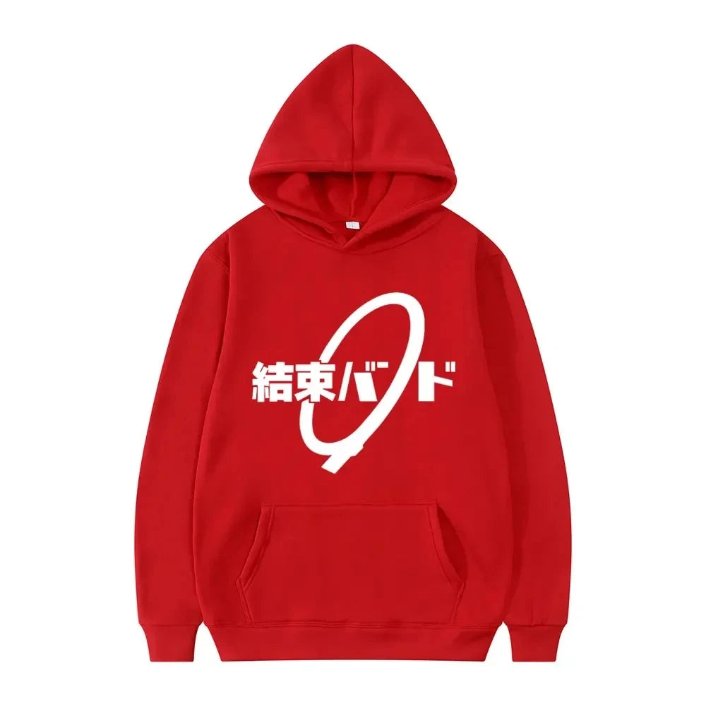 Fashion Men's and Women's Casual Streetwear Hoodies and Play Bochi Rock! Hitori Gotoh Ijichi Nijika Anime Hooded Sweatshirt