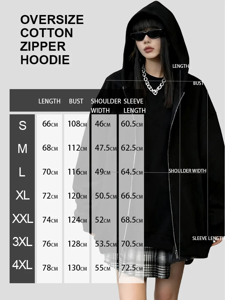 Unisex Oversized One Piece Zipper Hoodie Women Men Anime Print Jacket Sweatshirt Streetwear Casual Cosplay Autumn Fashion Tops