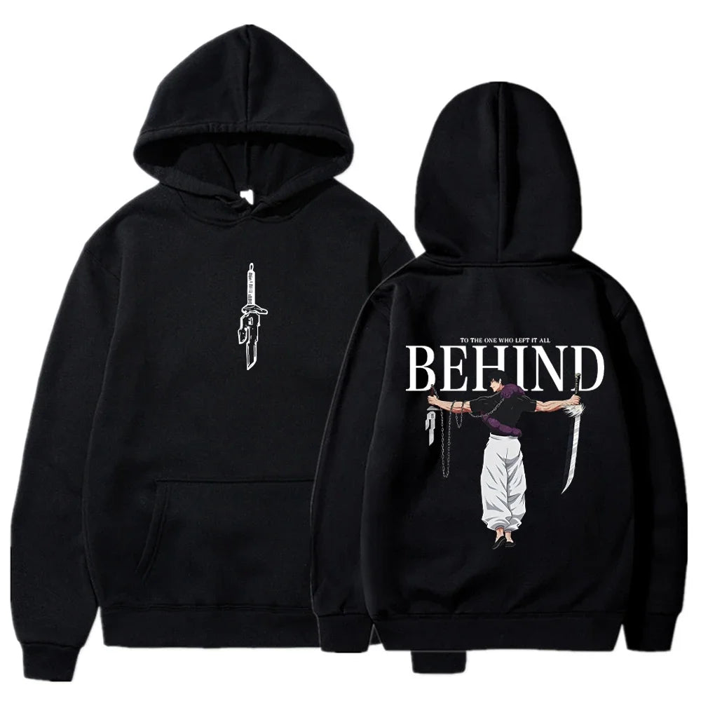 Anime Hoodies Men Women  Manga Hooded Pullover Gothic Sweatshirts Hip Hop Streetwear Men's Clothing sweatshirt harajuku