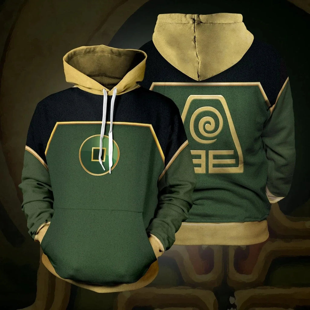 3D Printed Anime Avatar the Last Airbender Cosplay Hoodie Long Sleeve Sweatshirt Men Women Harajuku Y2k Pullover Tracksuit