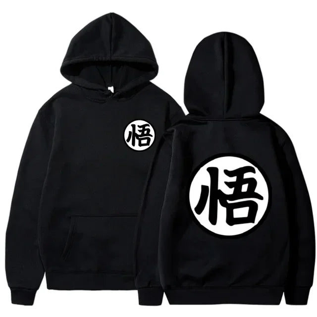 Anime Graphic Printing Hoodie Men's Street Hip Hop Couple Tops Comfortable Autumn and Winter Personality Printed Men's Clothing