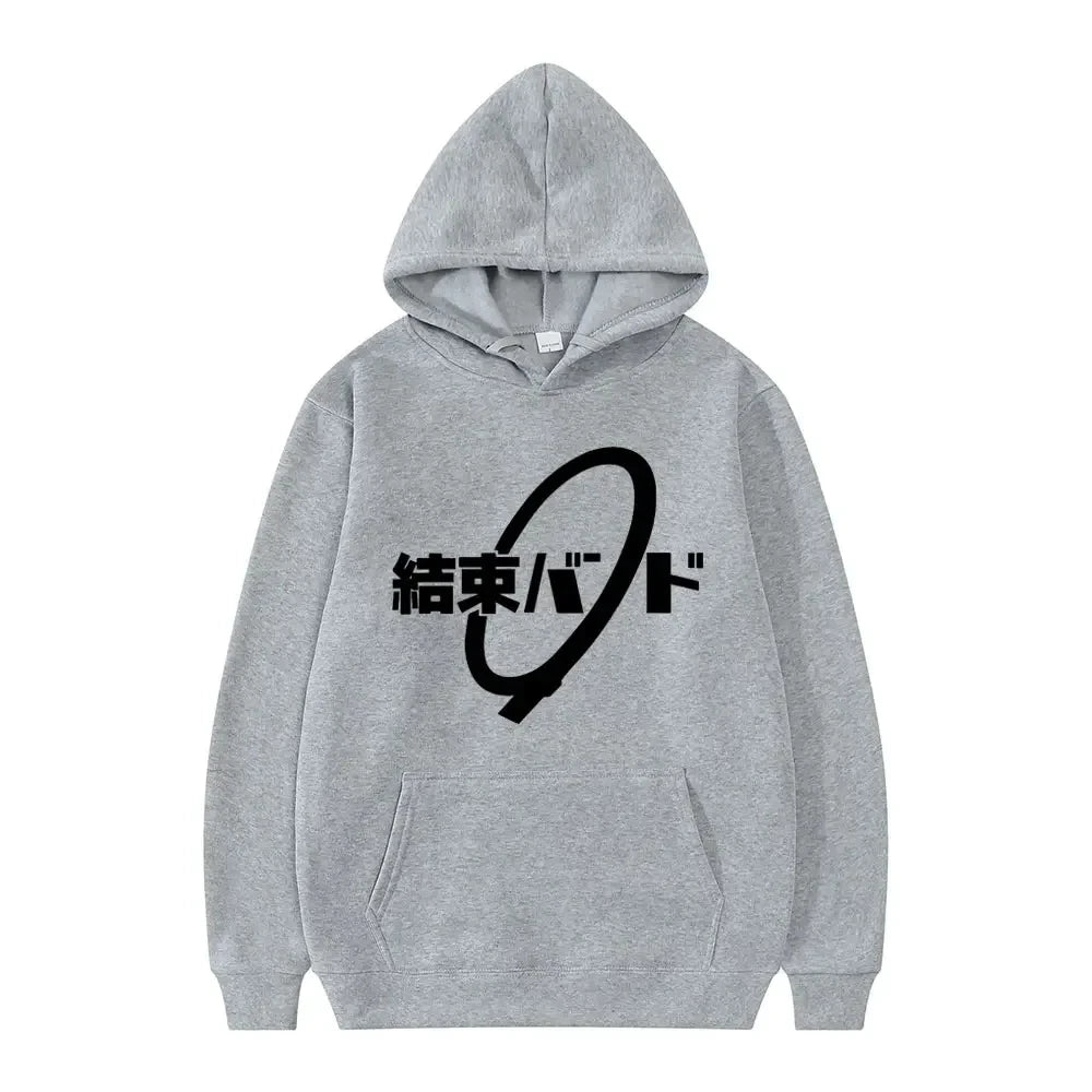 Fashion Men's and Women's Casual Streetwear Hoodies and Play Bochi Rock! Hitori Gotoh Ijichi Nijika Anime Hooded Sweatshirt